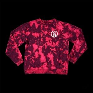 ✨SOLD✨ Rebel Eight Bleach Dyed Crewneck Sweatshirt Sz M